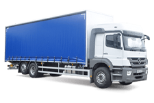 Car Hire Bow - 26 Tonne Curtain Side Truck - Truck hire Bow